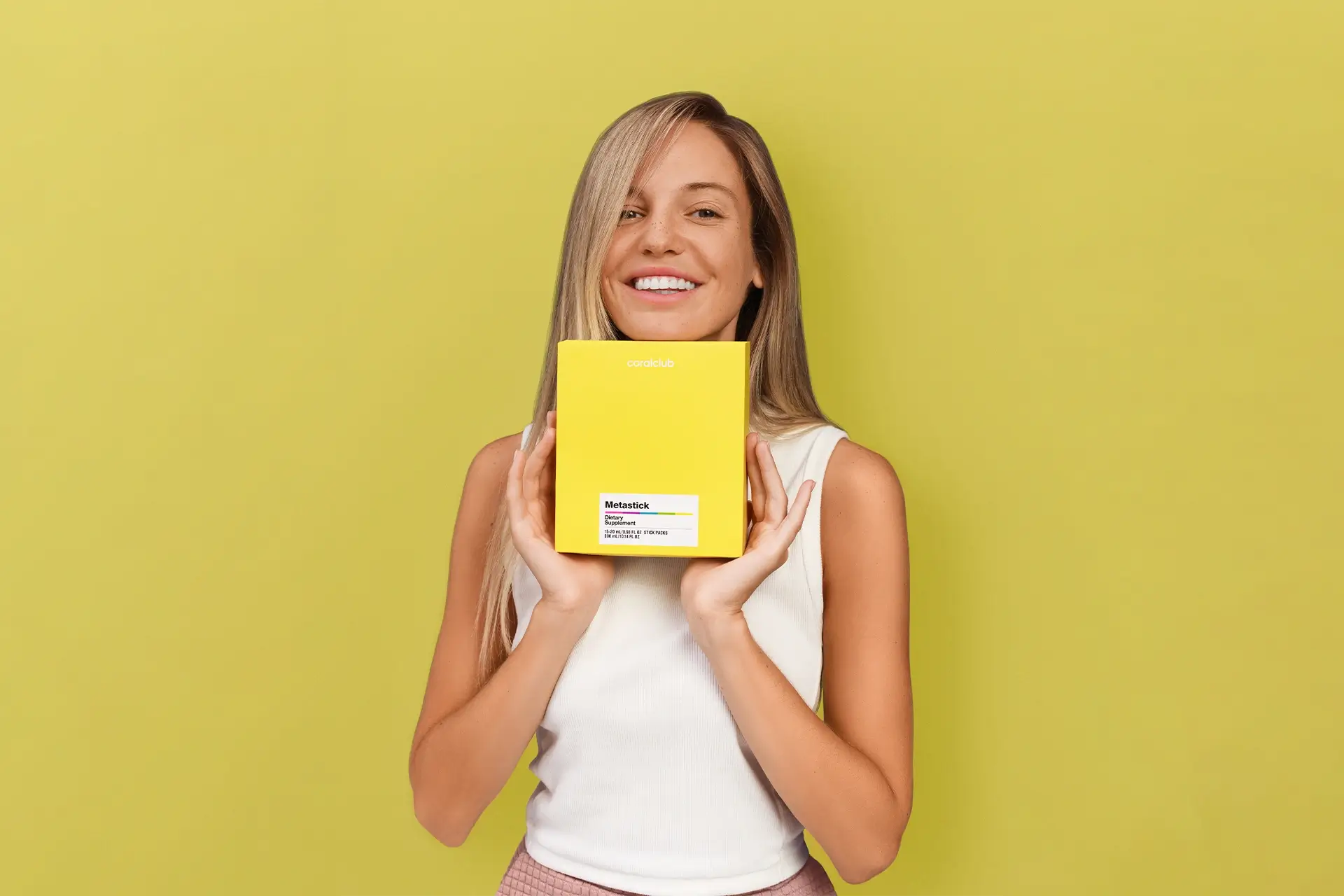 Metastick – complemento alimenticio. 4 envase con 15 sobres (curso de 1 mes). Volumen: 1200 ml (60 sobres x 20 ml).