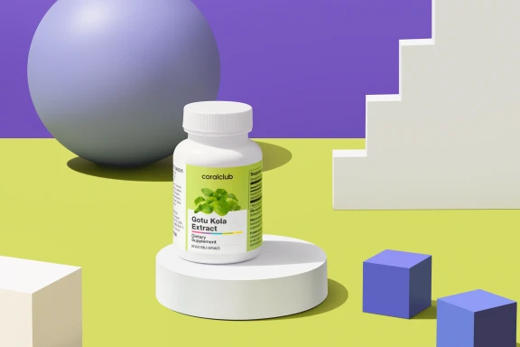 Gotu Kola Extract – complemento alimenticio. Peso neto: 32 g.